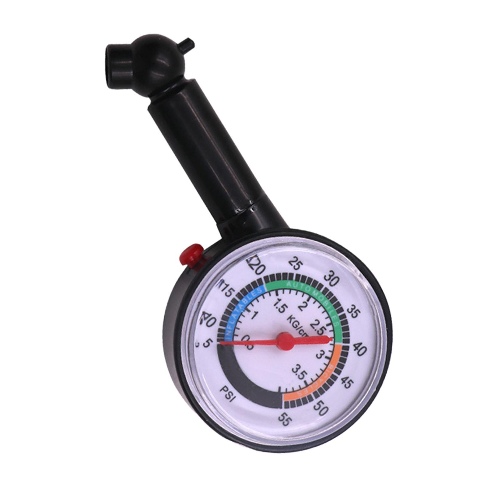 Air Pressure Gauge 0-55 PSI Precision Tire Gauge for Motorcycle Car SUV