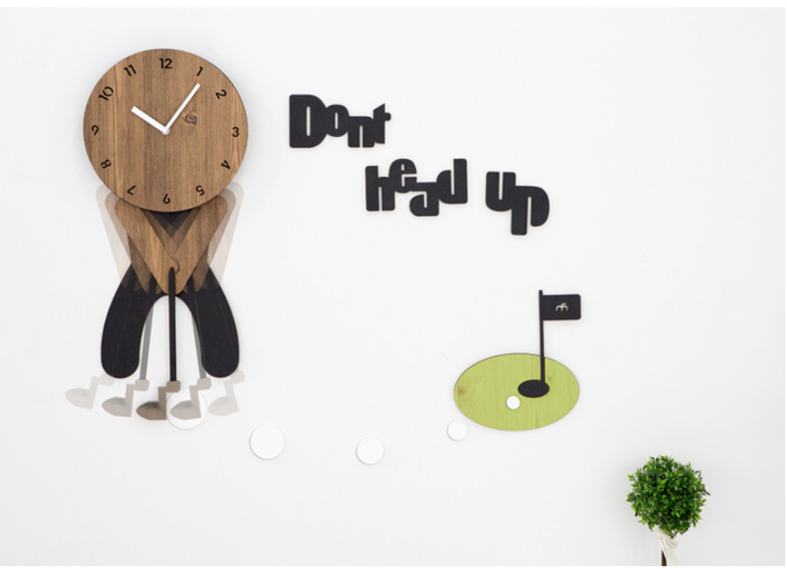 Đồng hồ treo tường trang trí nhà cửa , decor mọi không gian - Golf Play wall clock