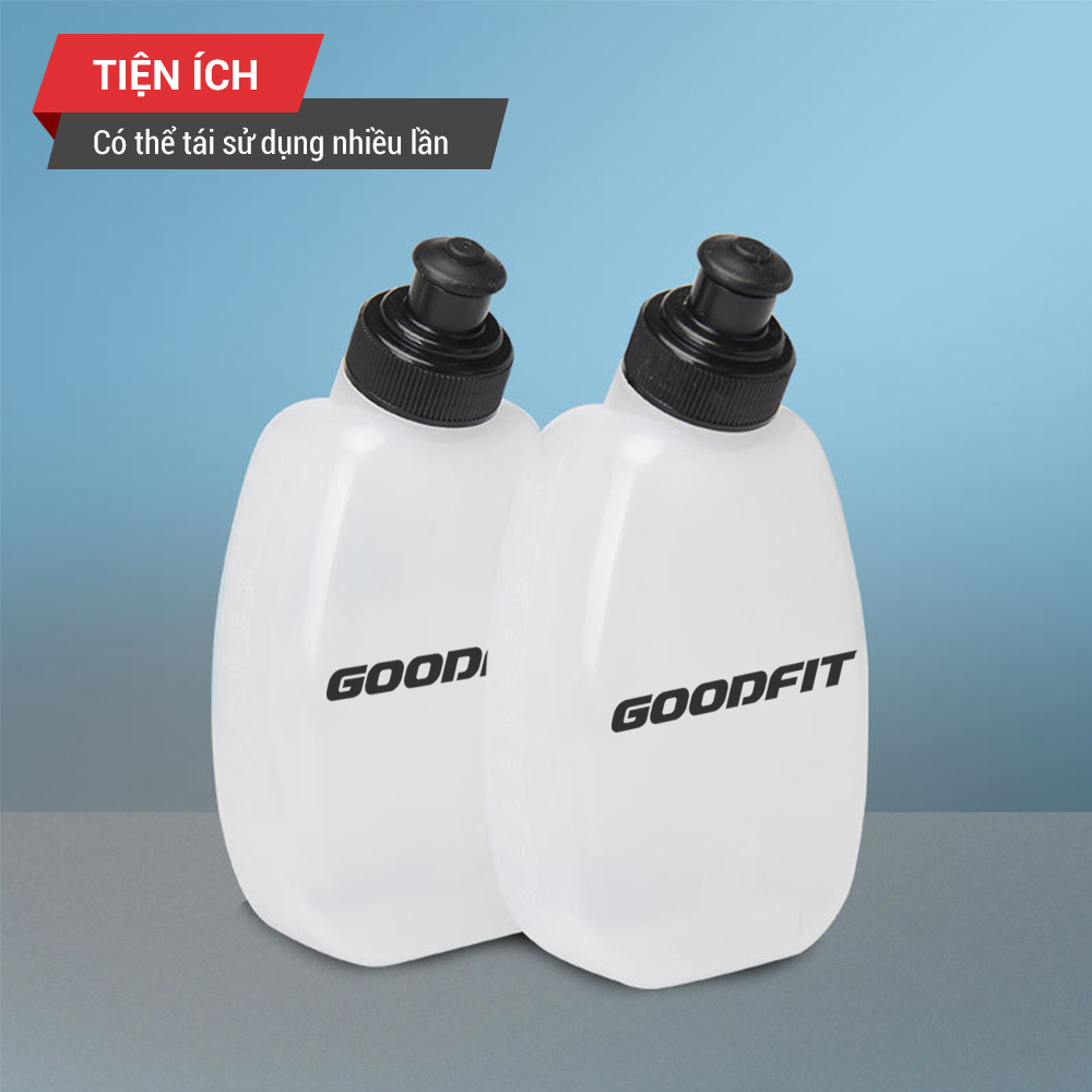 Bình nước cứng thể thao, chạy bộ GoodFit dung tích 250ml GF03RA