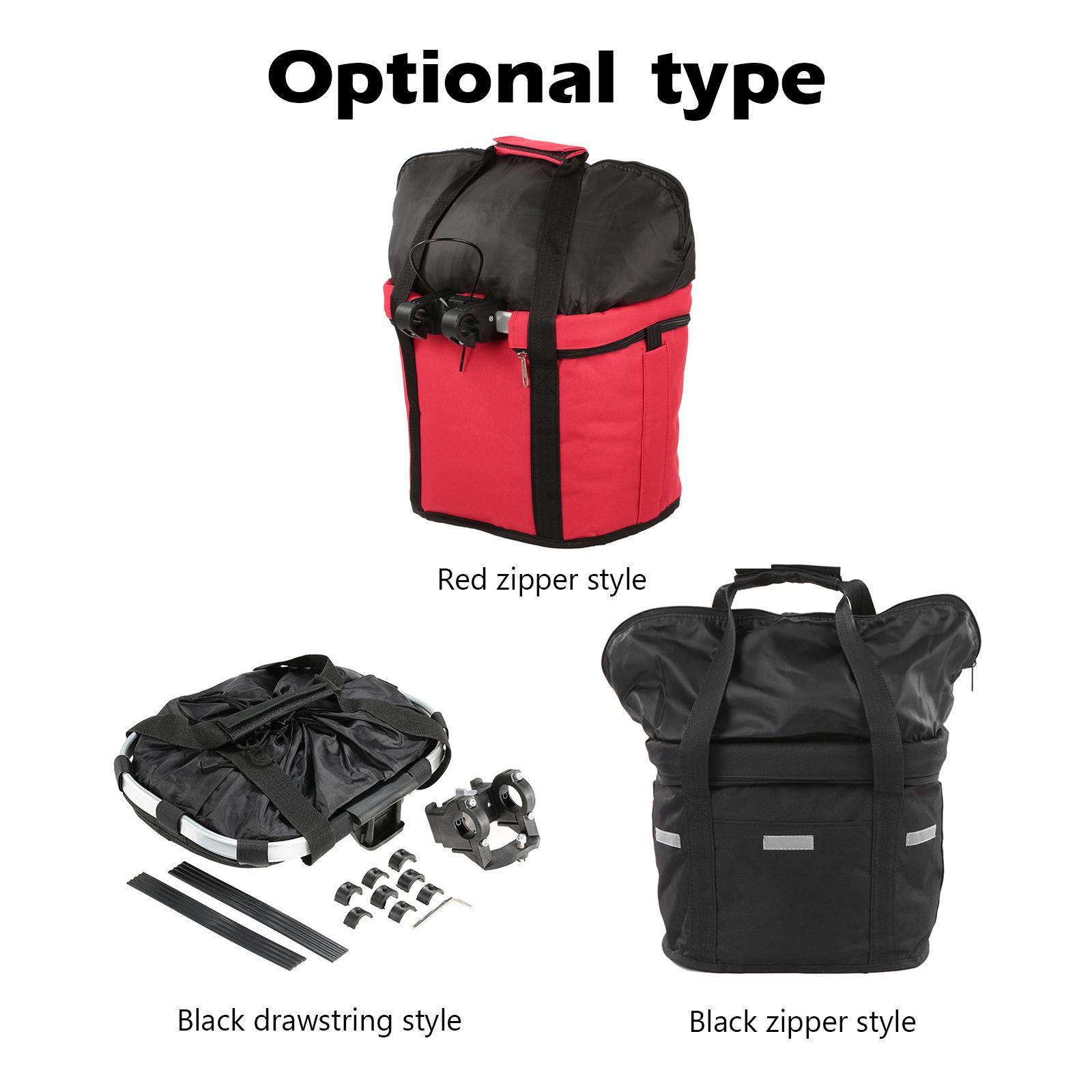 Bộ giỏ vải dành cho xe đạp có thể gấp gọn đi kèm với tay xách không thấm nước