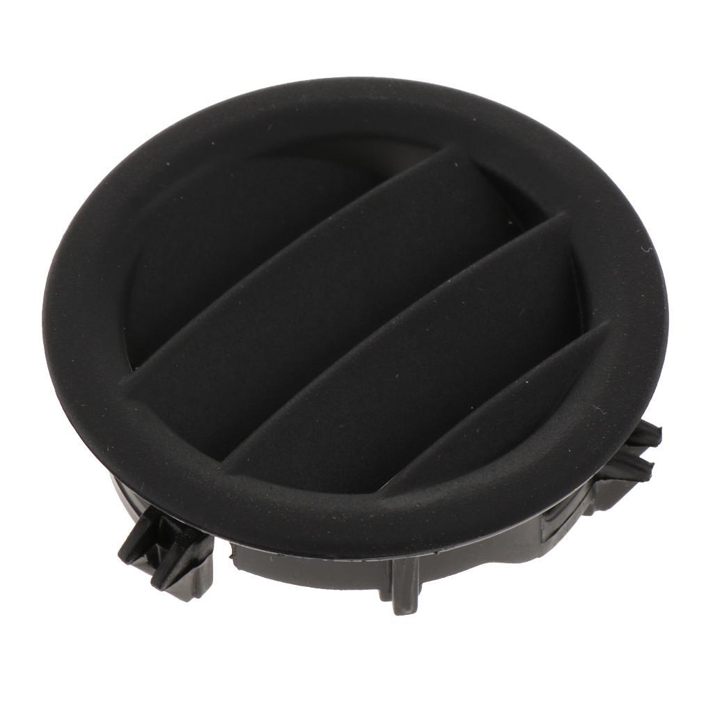 Dashboard Heater Ac Air Vent Round for Mercedes- W204 Black