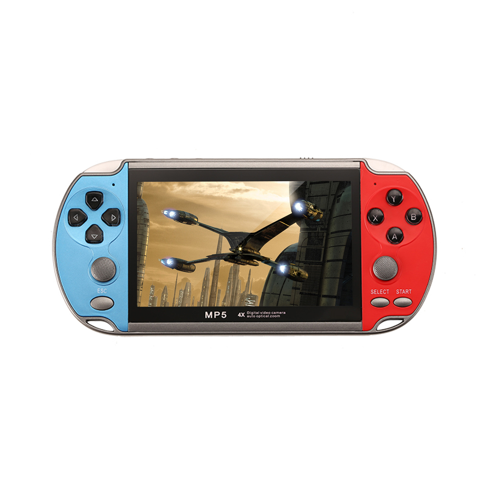 Bảng điều khiển trò chơi X7 4.3 inch Bộ nhớ 8GB được tích hợp trong 6000 trò chơi Bộ điều khiển trò chơi MP5