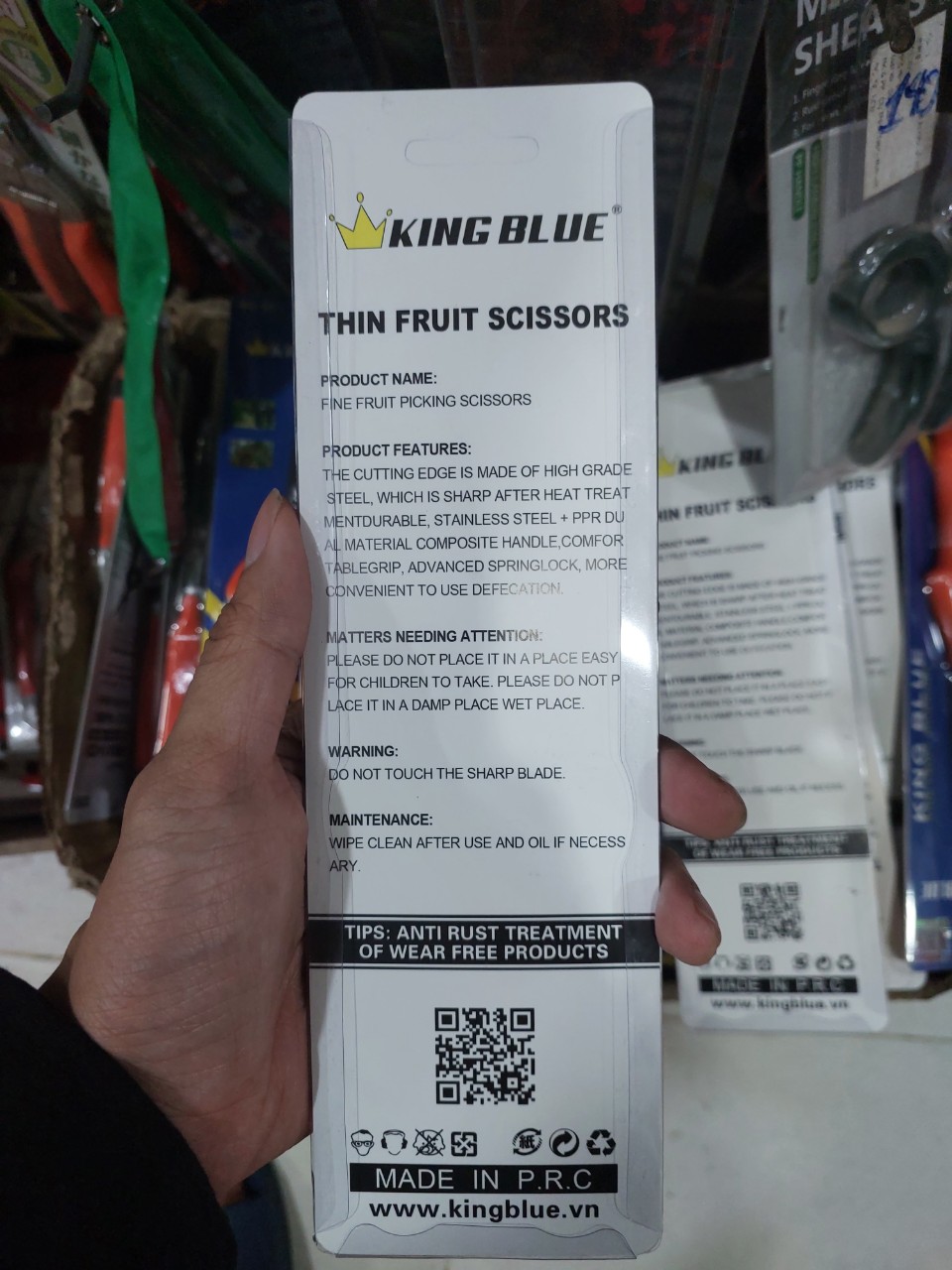 Kéo tỉa cành King Blue chính hãng
