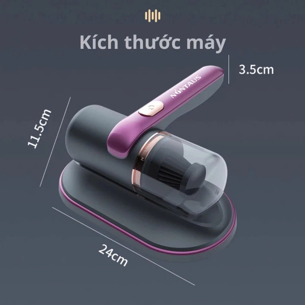 Máy Hút Bụi Giường Nệm Không Dây, Lực Hút 10.000PA Diệt Khuẩn UV &amp; Mạt Bụi, Hút Lông Chó Mèo Hiệu Quả - HÀNG CHÍNH HÃNG MINIIN
