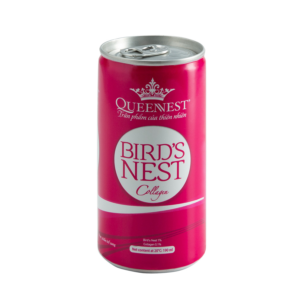 Lốc 6 Lon Nước Yến CollagenN QUEENNEST