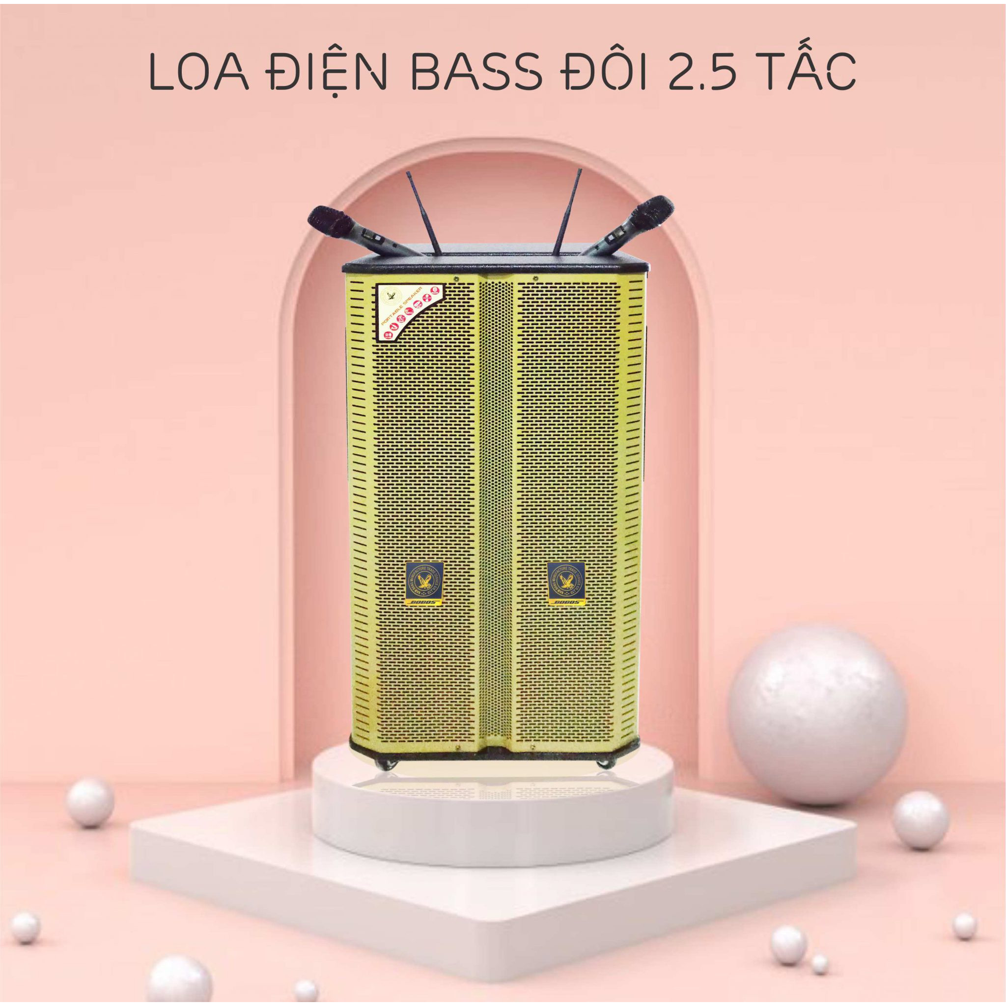 LOA ĐIỆN BLUETOOTH CAO CẤP BOBOS BX-3 (Hàng chính hãng)