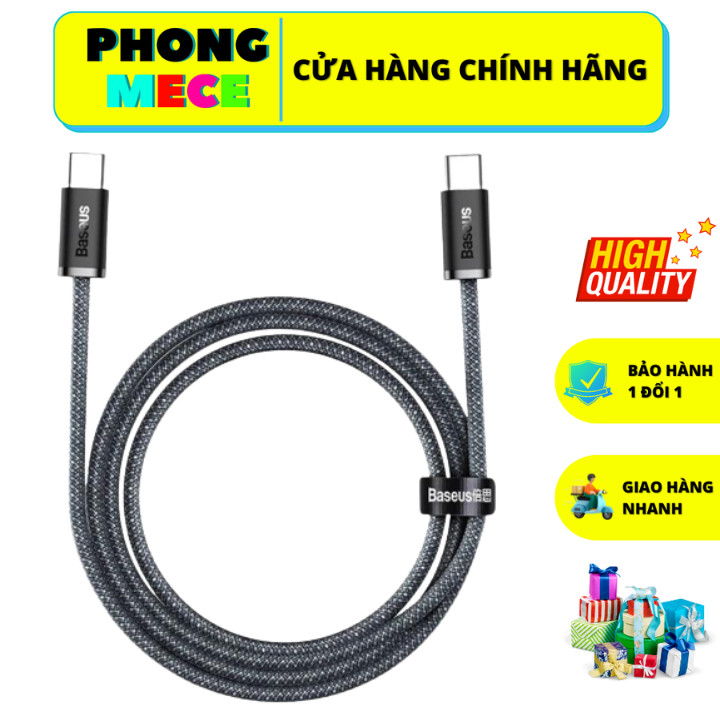 Cáp Sạc Siêu Nhanh Cao Cấp Type-C To Type-C 100W