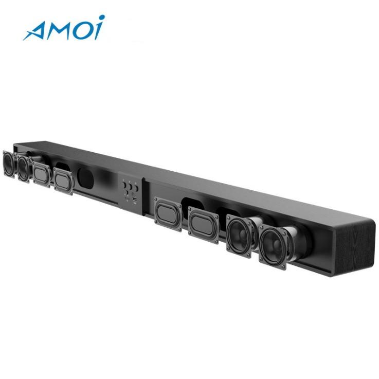 Loa Soundbar âm thanh 3D 5.1 8 loa tích hợp công suất 100w bluetooth 4.0 Amoi + tặng bộ 2 micro - ShopToro - AsiaMart
