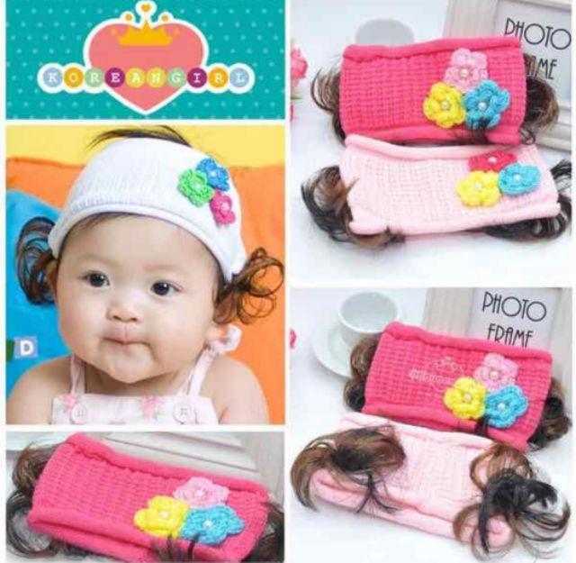 Băng đô len tóc giả