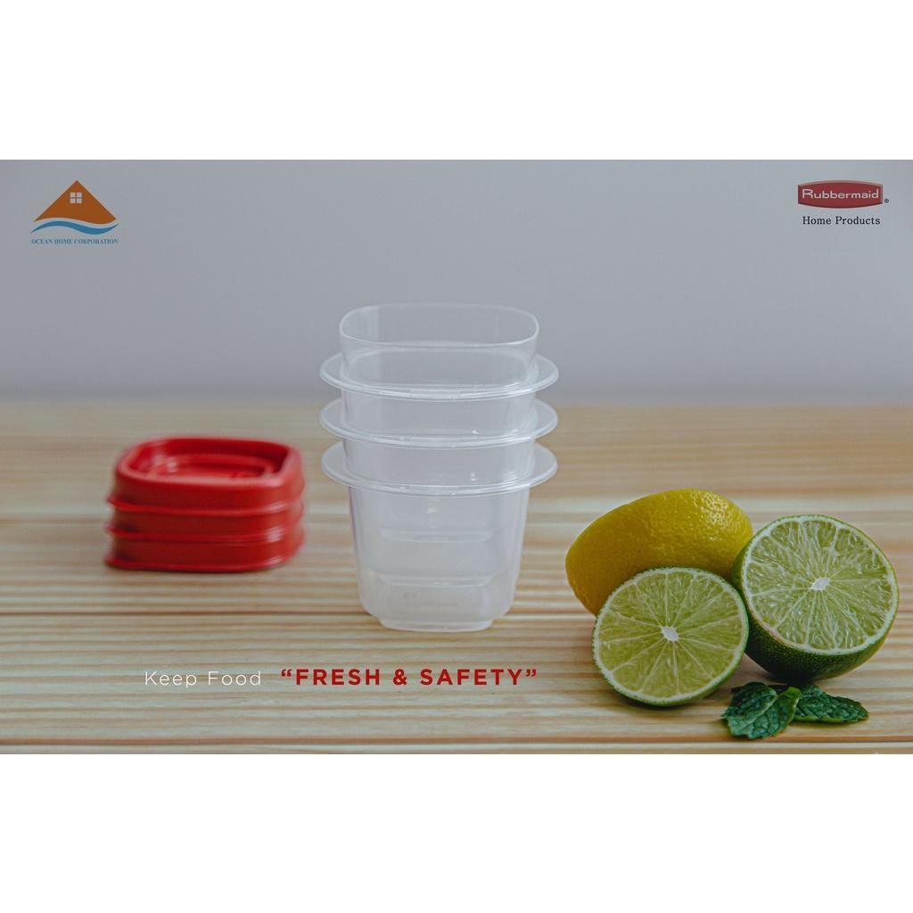 Set 3 hộp đựng thực phẩm (118ml) RUBBERMAID 