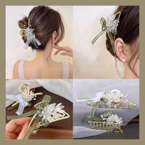 Kẹp tóc hàm cá mập 2 kích cỡ phong cách Lolita KT07