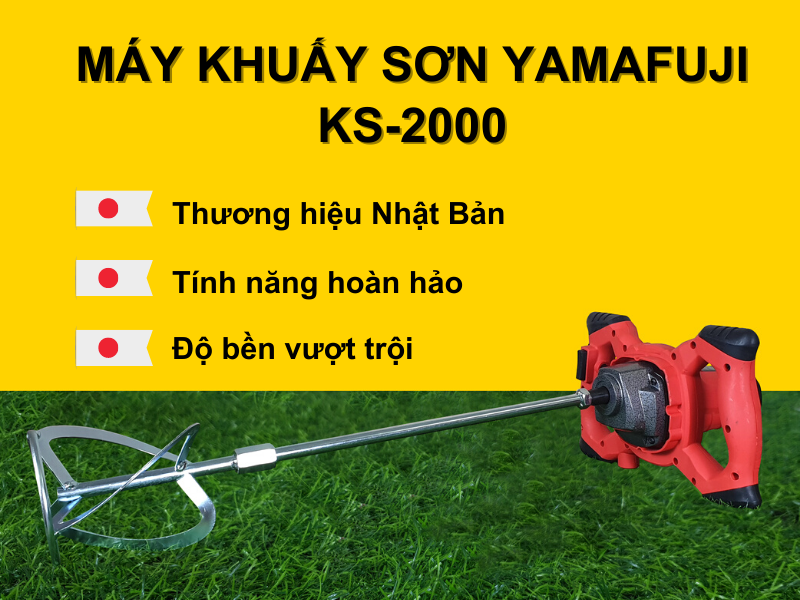 Máy khuấy sơn Yamafuji KS-2000