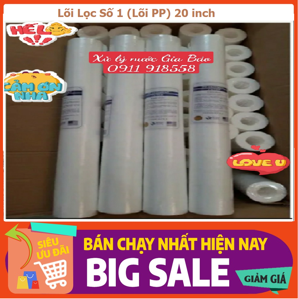 Lõi Lọc Số 1 (Lõi PP) 20 inch