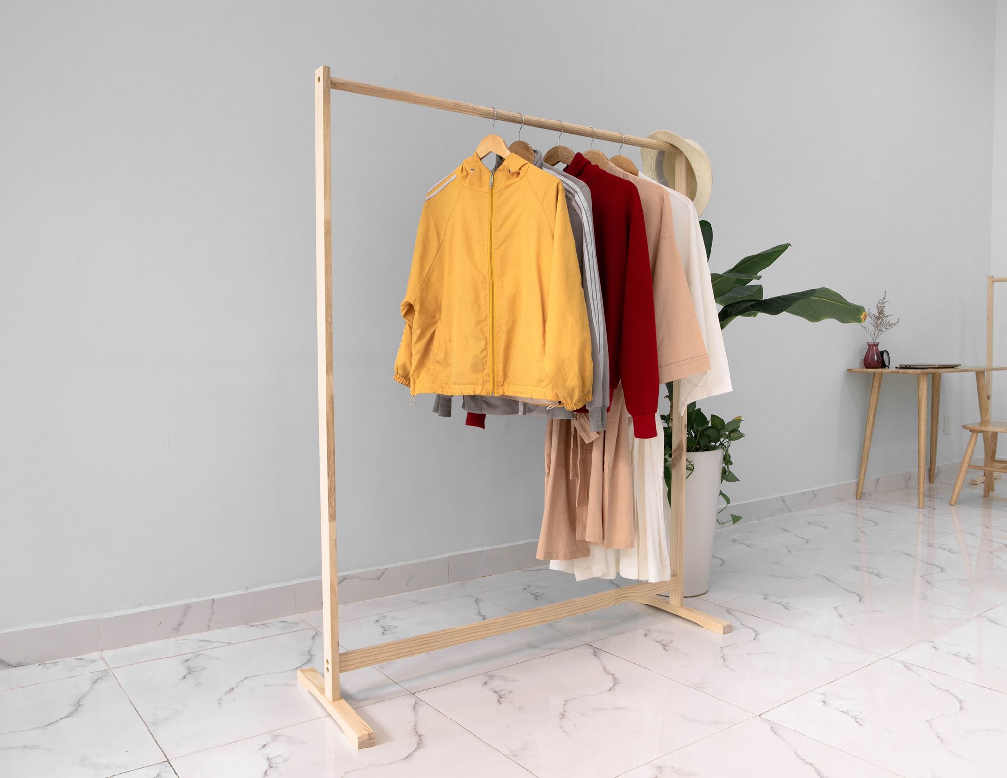BIGSIZE 1 MÉT - GIÁ TREO QUẦN ÁO LẮP RÁP - LINE HANGER