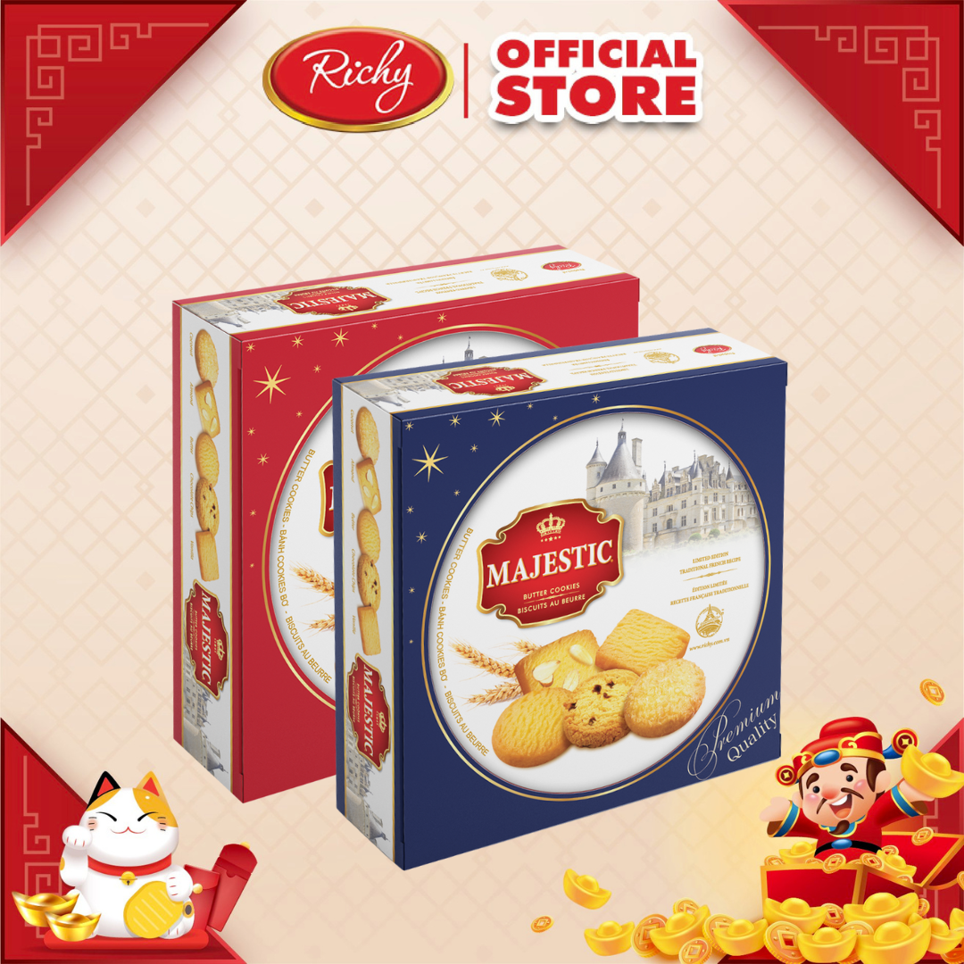Bánh Quy Bơ Majestic Richy - Xanh