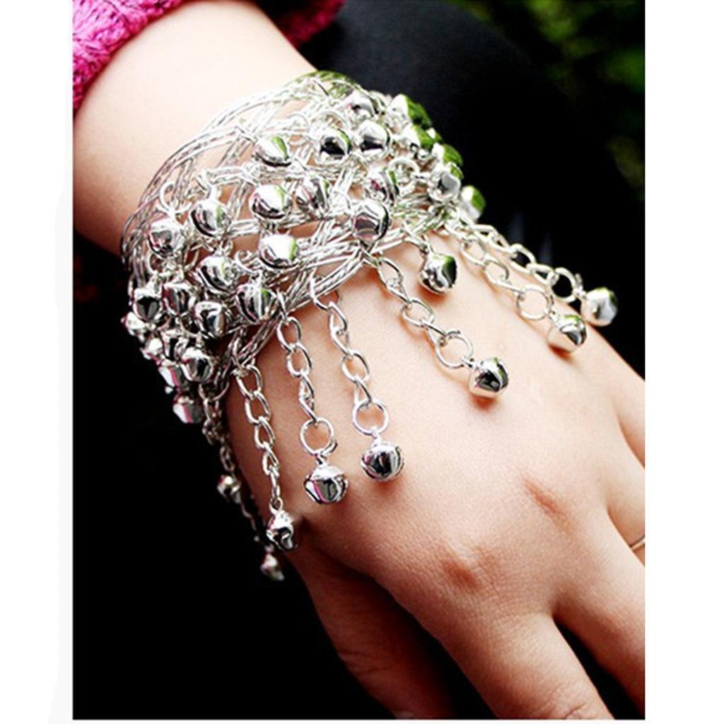 Ethnic Bell Tassels Armlet Upper Arm Cuff Armband Bracelet Jewelry