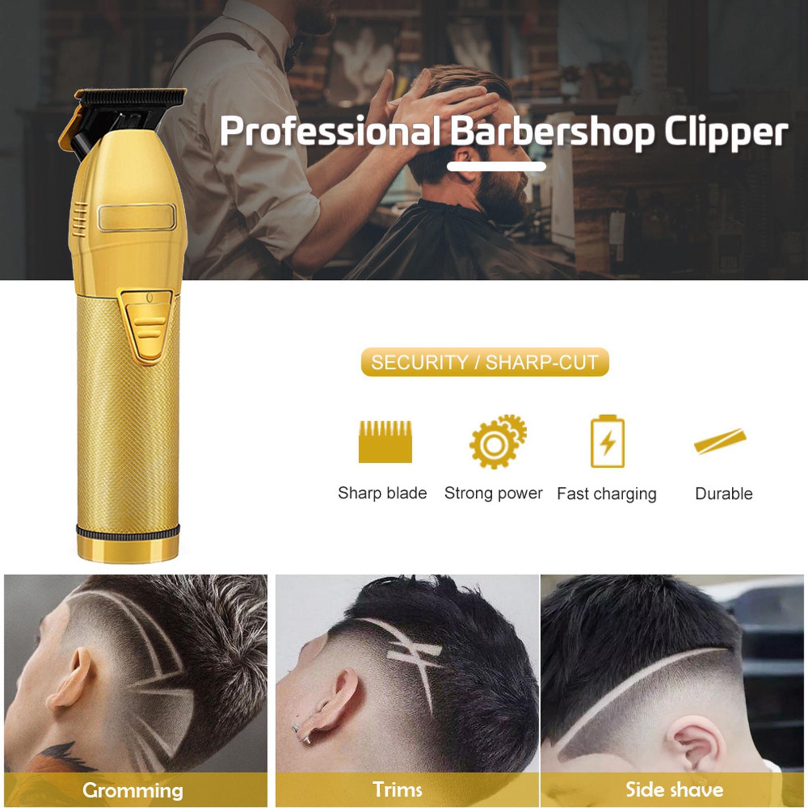 Professional Cordless Hair Clippers Trimmer Shaving Machine Sculpted Carving