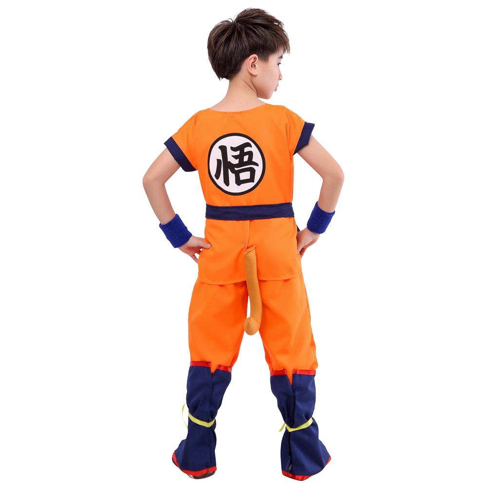 Halloween Phù Hợp Với Son Goku Ngô Thụy Anime Trang Phục Hóa Trang Ngày Lễ Đảng Tặng Dây Đuôi Wrister Tóc Giả Dành Cho Người Lớn Trẻ Em Đầm