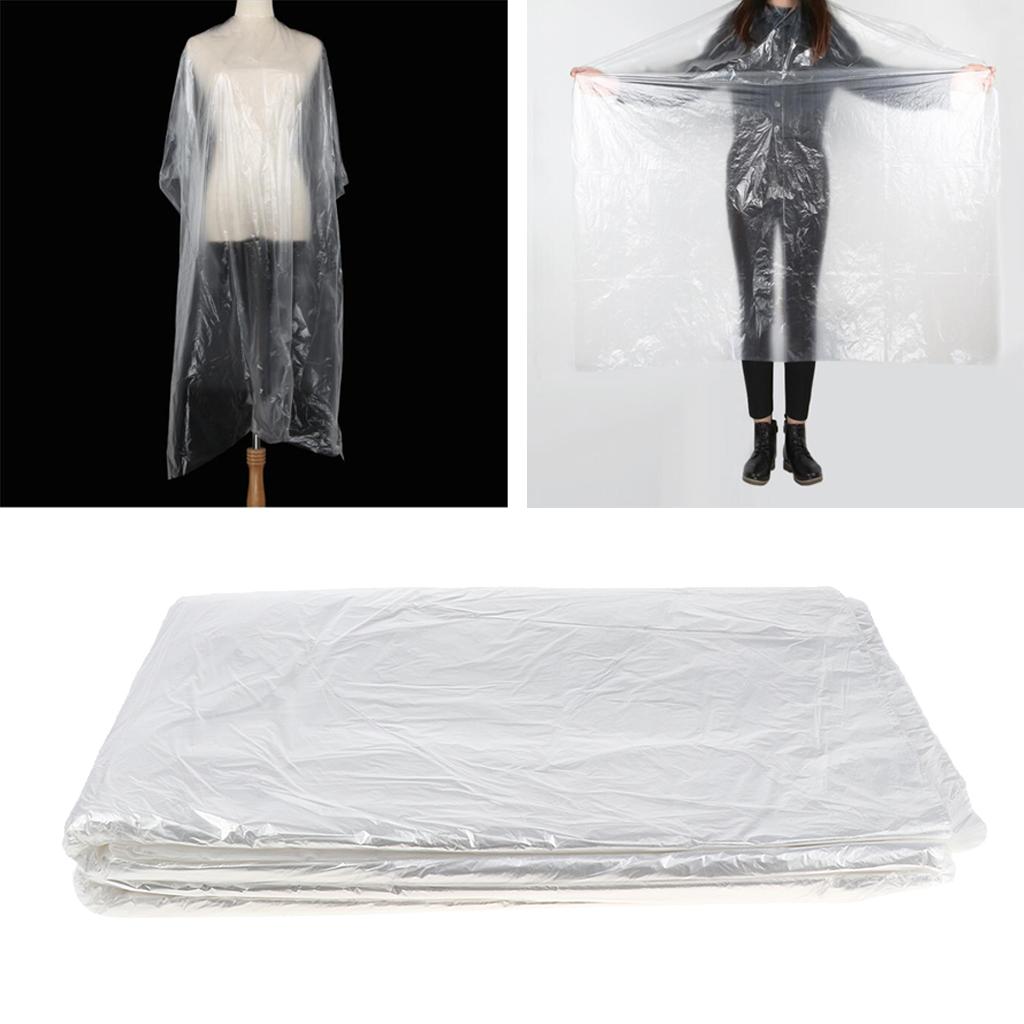 200Pcs Large Disposable Hair Cutting Cape Gown Unisex Barber Shop Capes