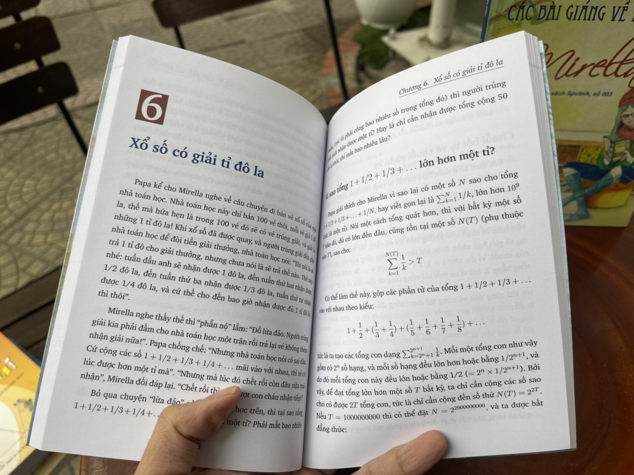 (Trọn bộ 2 cuốn - in màu toàn bộ) CÁC BÀI GIẢNG VỀ TOÁN CHO MIRELLA – Nguyễn Tiến Dũng – Sputnik – NXB Thông tin và Truyền thông (bìa mềm)