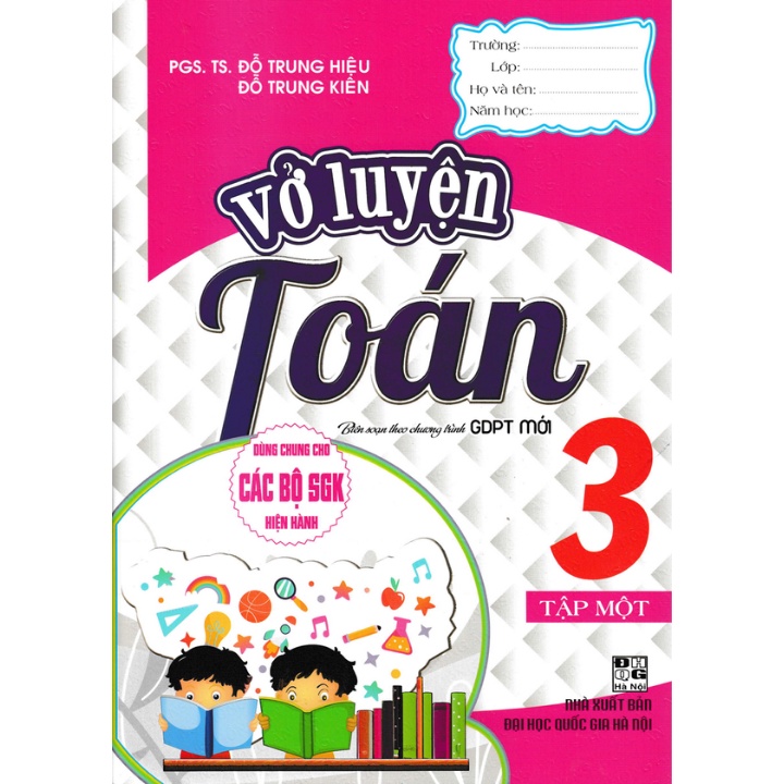 Sách - Combo Vở Luyện Toán Lớp 3 (Dùng Chung Cho Các Bộ SGK Hiện Hành, Bộ 2 Cuốn - BC)