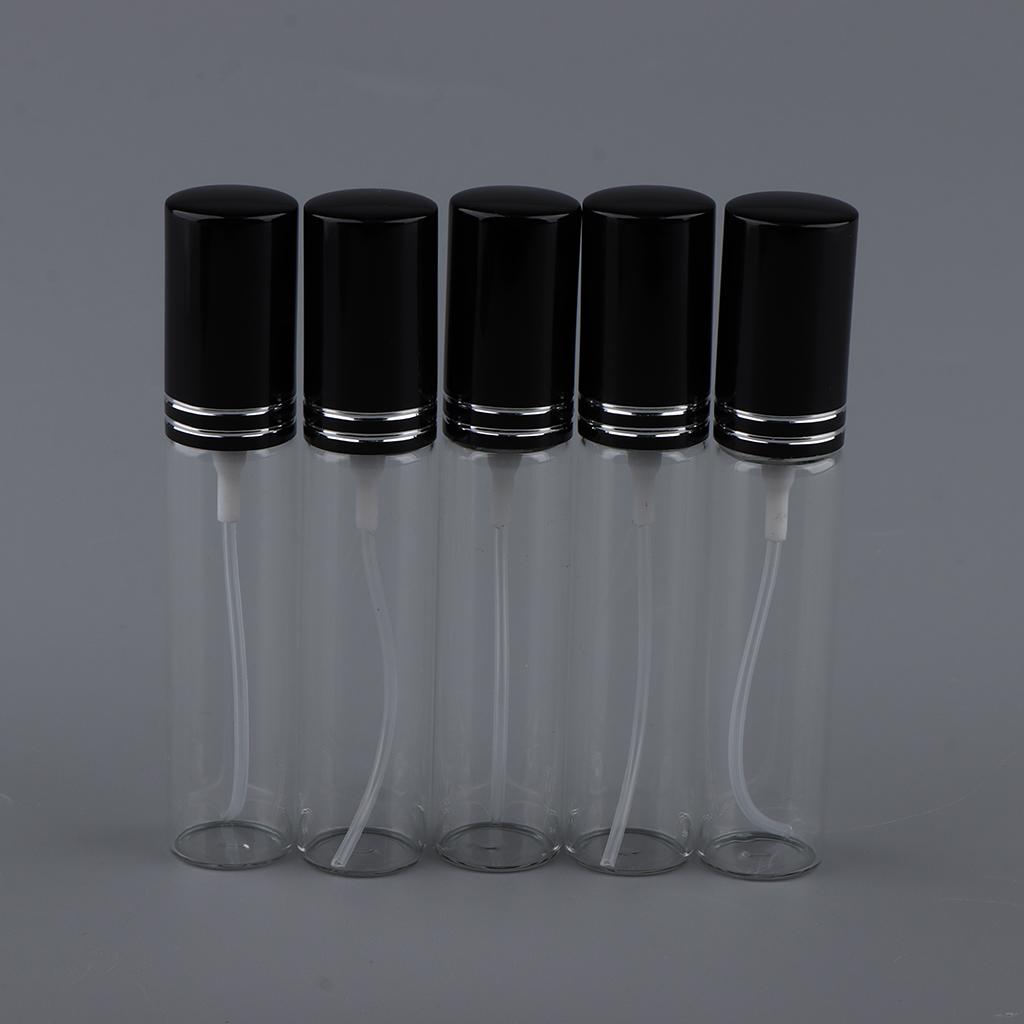 15 Pieces 10ml Empty Refillable Glass Perfume Spray Bottles Travel Vials