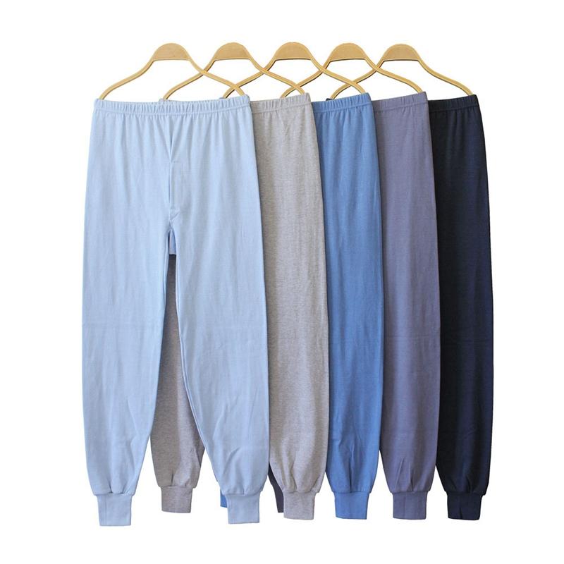 Nam Johns Thermals Quần Lót Quần Ấm Quần Cotton Quần Lót Sinh Nhiệt Đáy Nam Giới Bộ Đồ Ngủ Quần Legging Dài