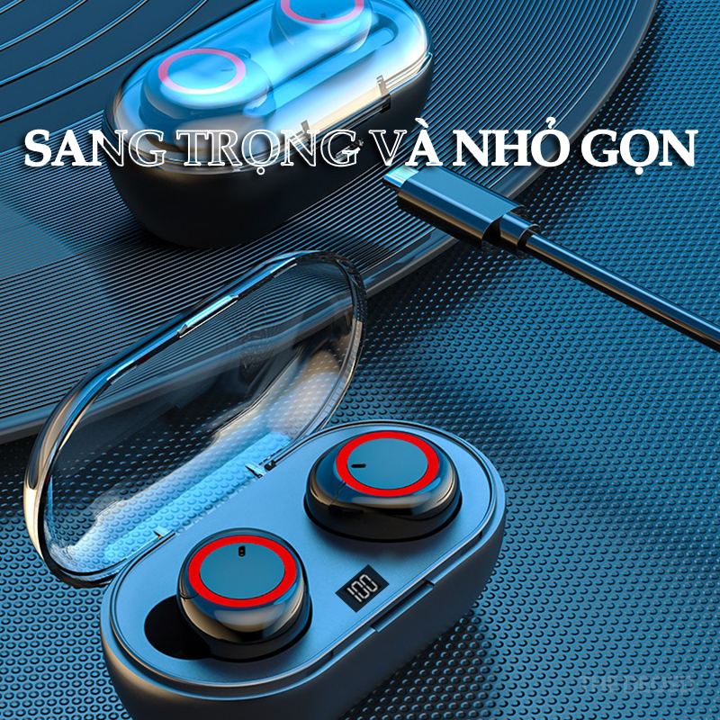 Tai Nghe Bluetooth Không Dây TWS Có Micro The Deosd TD - Hàng Chính Hãng