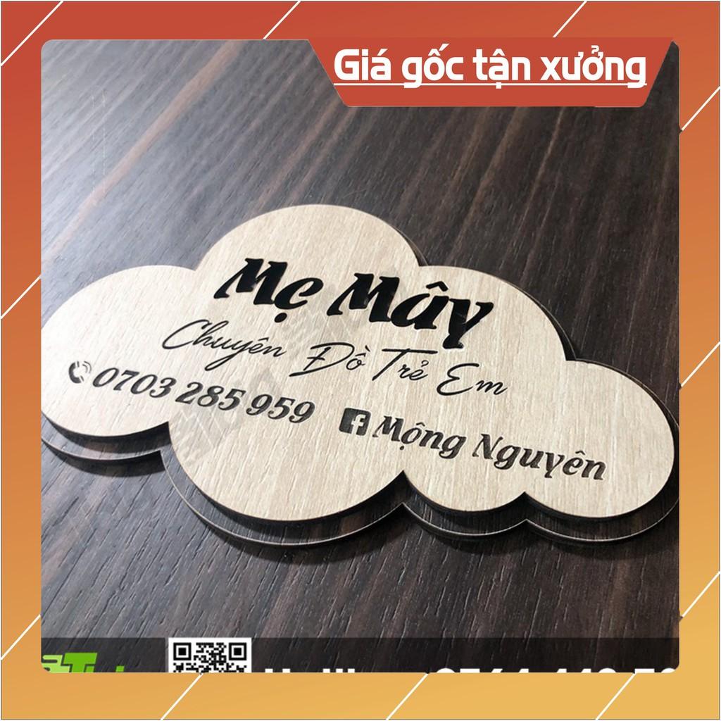 Bảng gỗ tên shop mini chúng tôi thiết kế theo yêu cầu