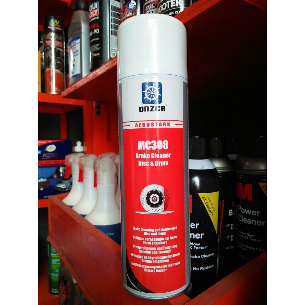 Chai xịt vệ sinh thắng đĩa,má phanh ONZCA MC308 Brake Cleaner 500ml