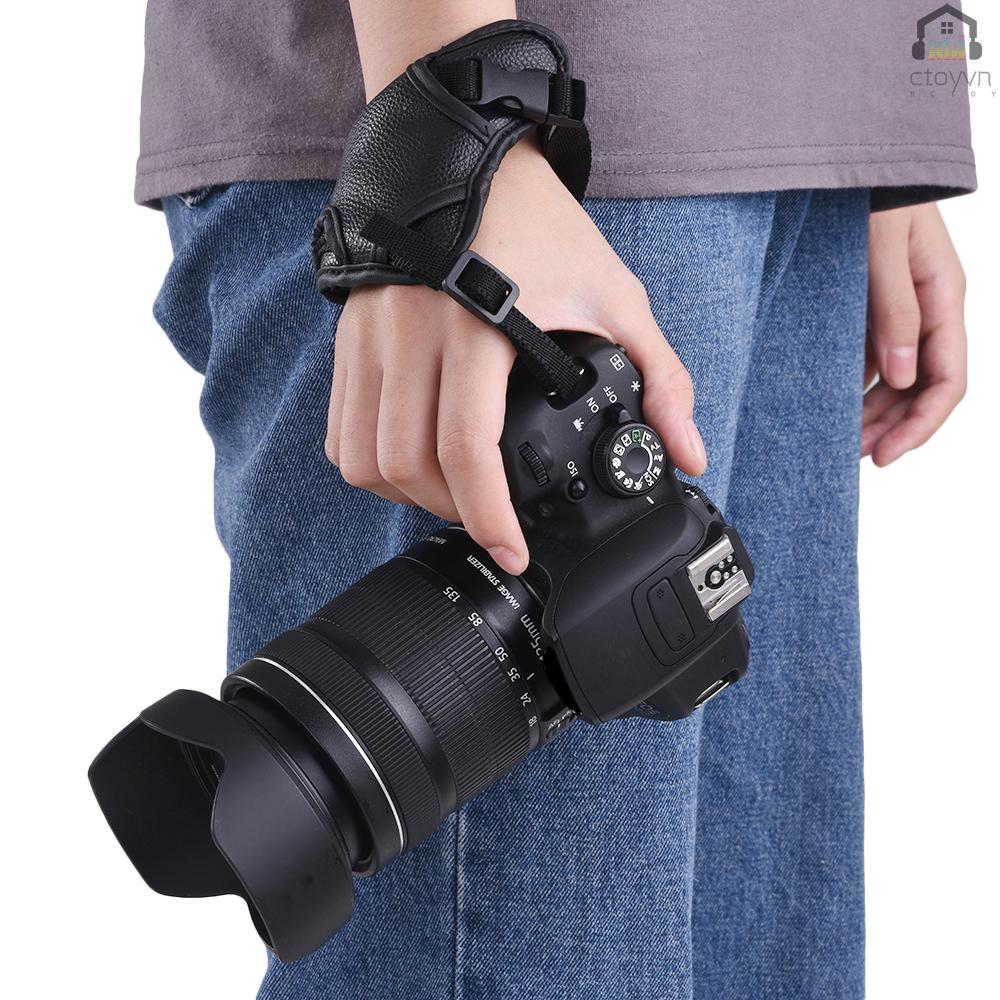 Dây đeo cổ tay bằng da cho máy ảnh / / / / / / Olympus Pentax/ Fujifilm/ DSLR