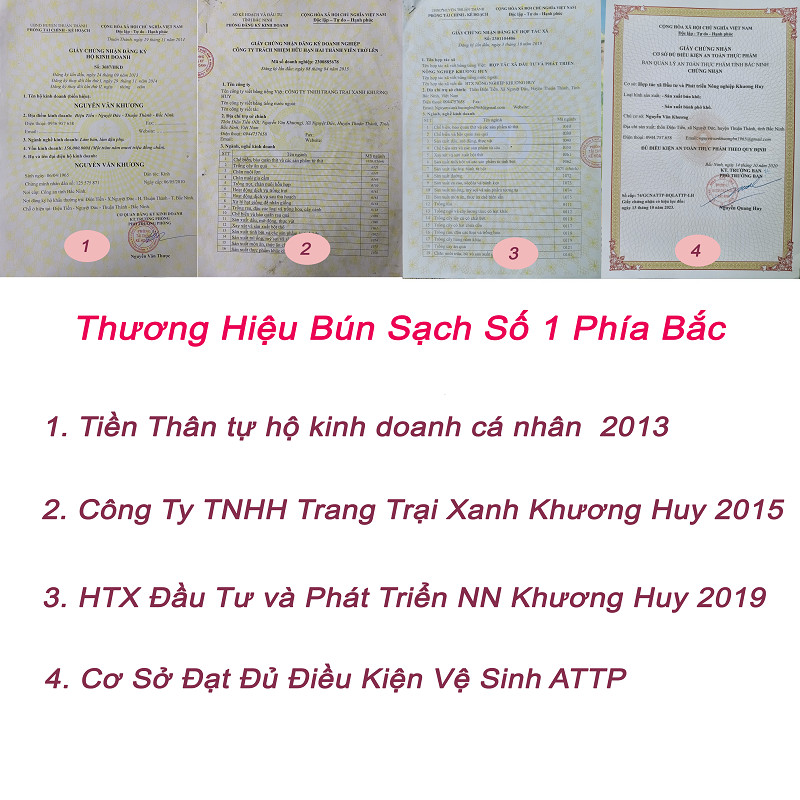 Phở Khô Khương Huy/ Phở Gạo Khương Huy  - Chỉ 3 Phút Nấu Không Cần Ngâm  - Phở Khô Khương Huy Gói 300g