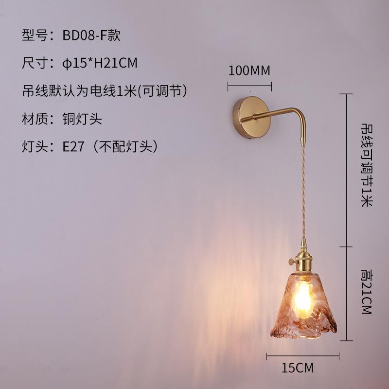 Giá Đặc Biệt Bắc Âu Lối Đi Đèn Đèn Tường Nhà Sáng Tạo Phòng Ngủ Phòng Khách Nền Đèn Tường Cafe Nghiên Cứu Đèn Tường