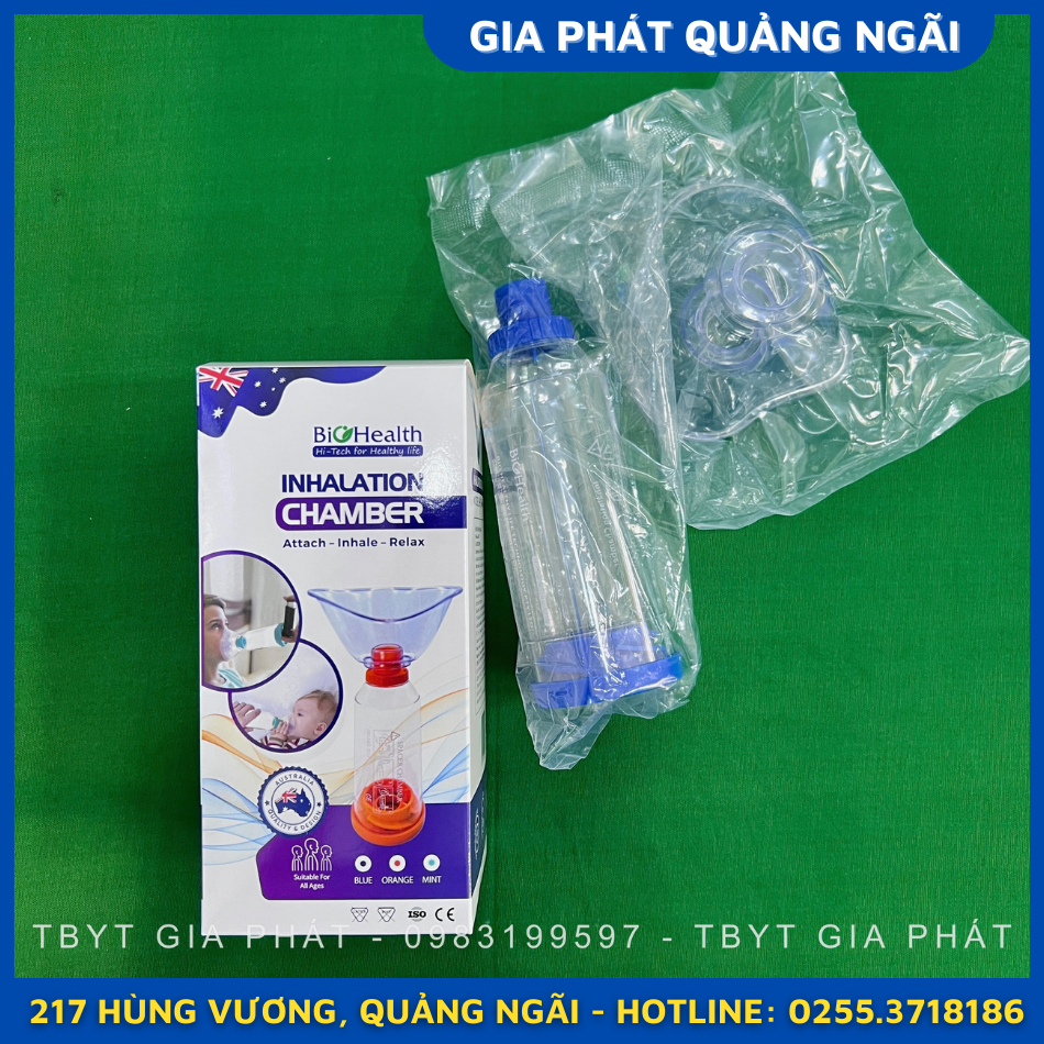 BUỒNG ĐỆM KHÍ DUNG BUỒNG HÍT HEN SUYỄN BABY HALER