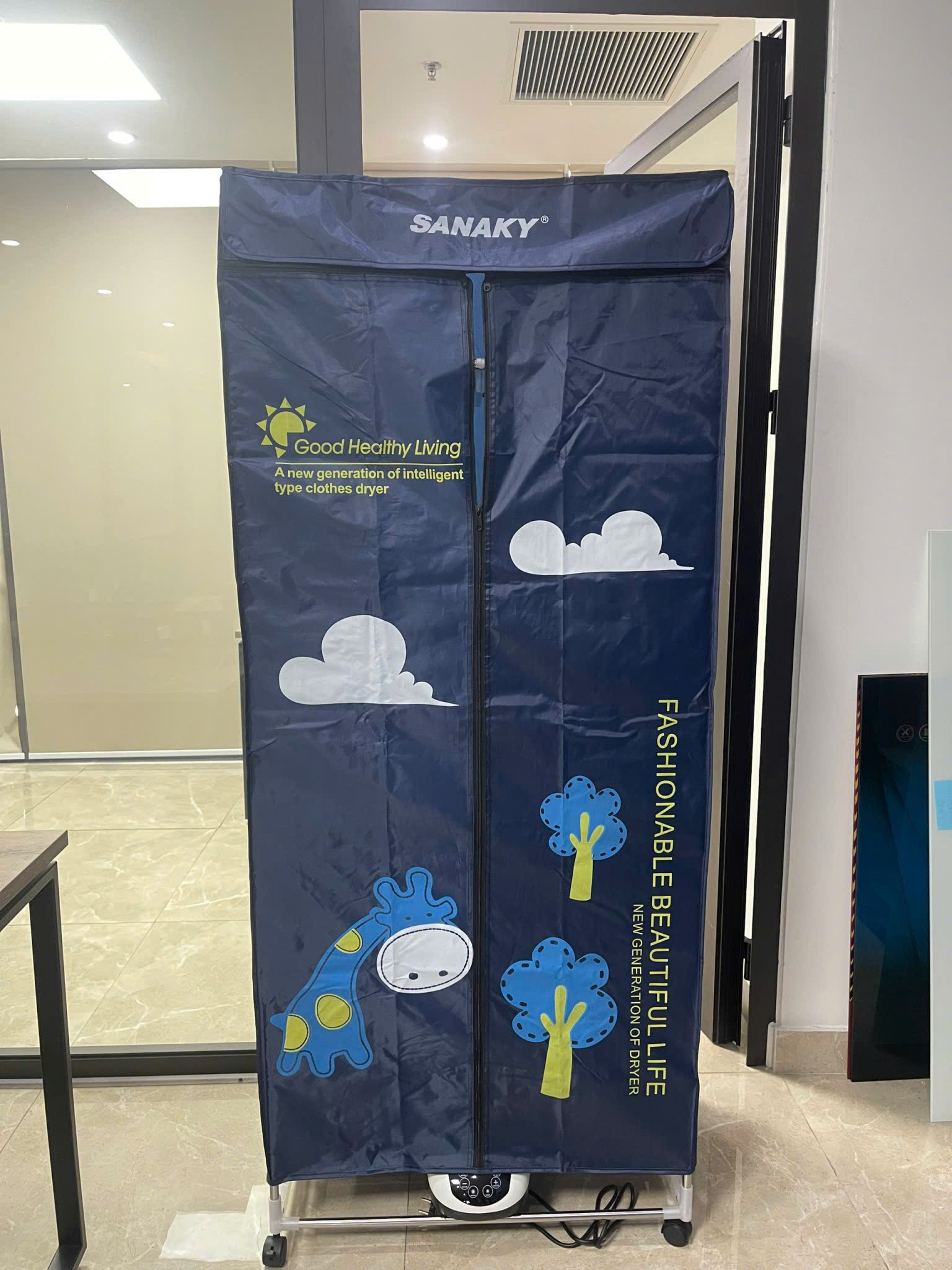 Máy sấy quần áo SANAKY gấp gọn MS2X Công suất 1500w- HÀNG CHÍNH HÃNG