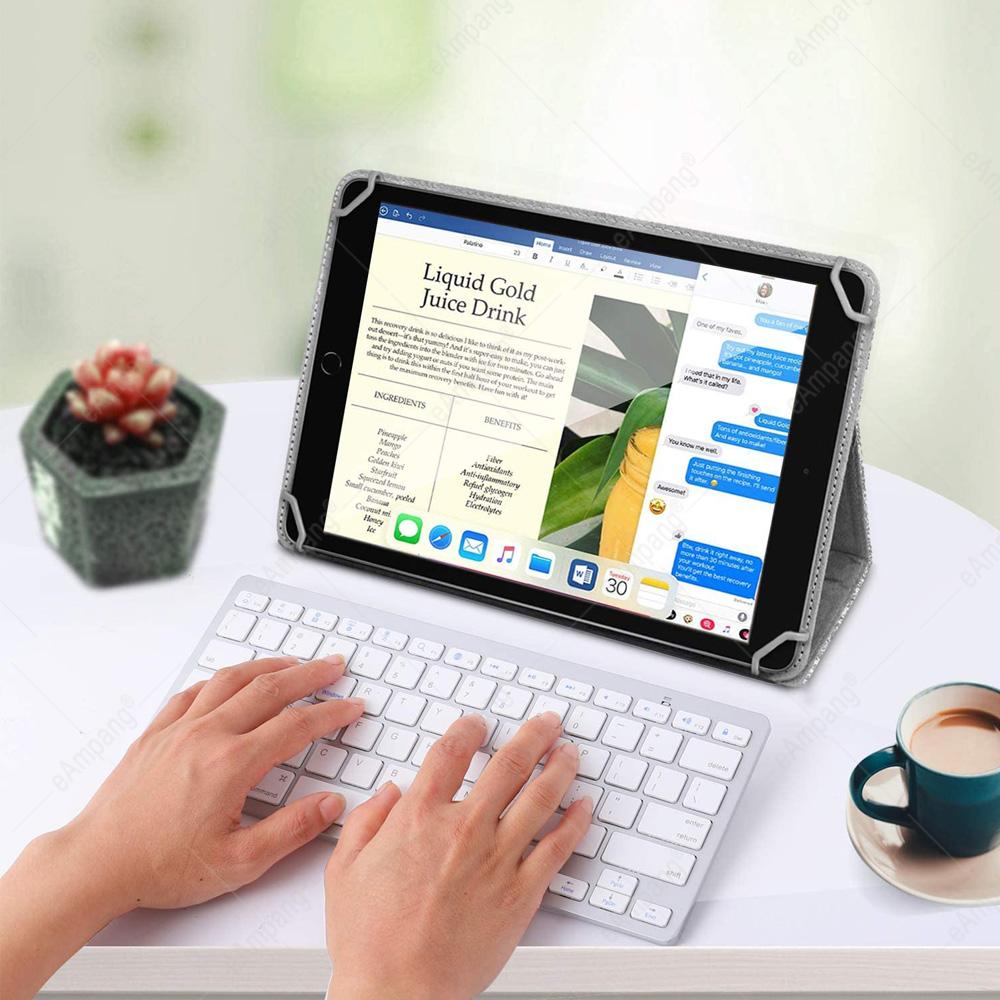 Chuột Bàn Phím Không Dây Combo Bàn Phím Không Dây Mini 78 Phím Nga Đức Hàn Quốc Tây Ban Nha Pháp Cho Windows IOS Apple Android