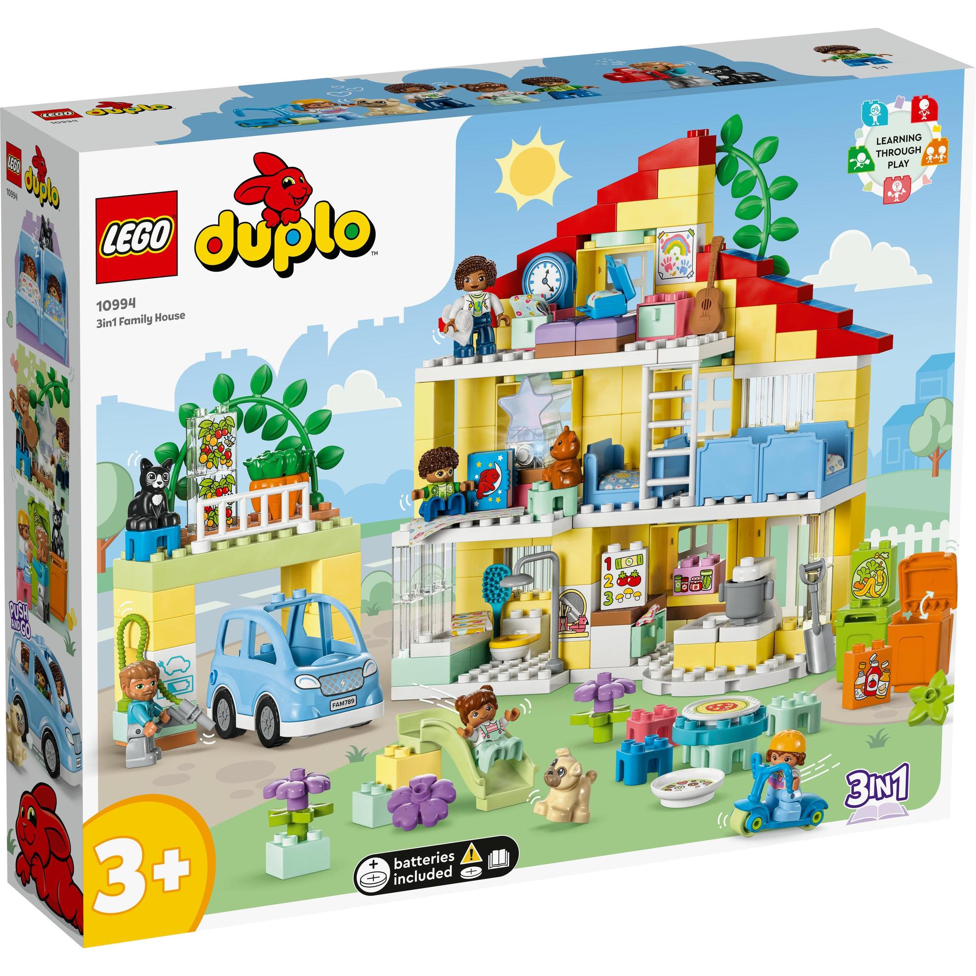 LEGO Duplo 10994 Đồ chơi lắp ráp Ngôi nhà gia đình 3 trong 1 (218 chi tiết)