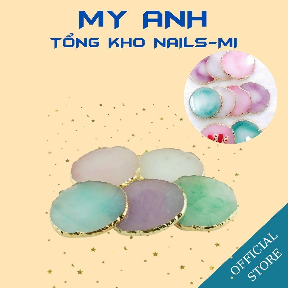 Đá chụp hình - bảng pha màu nail