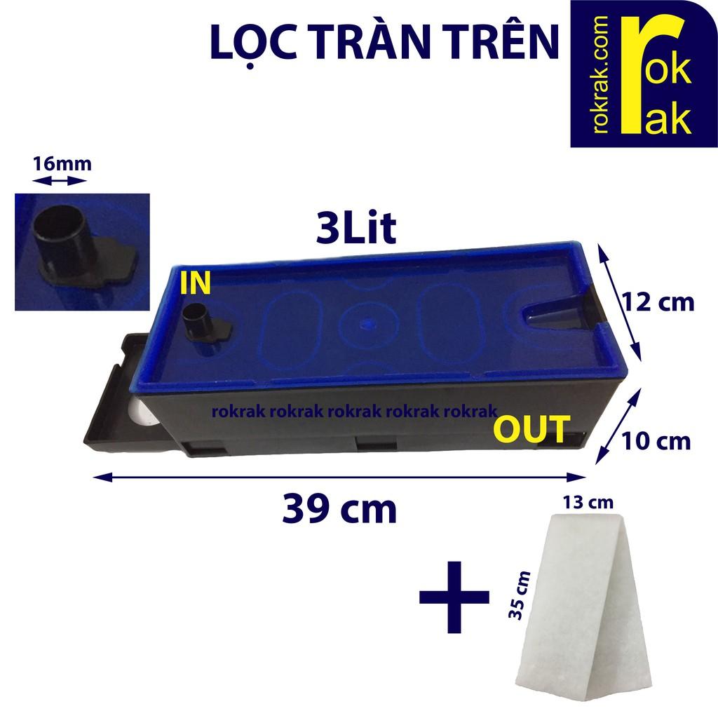 Máng Lọc tràn trên Hộp nhựa 3Lit size Lớn