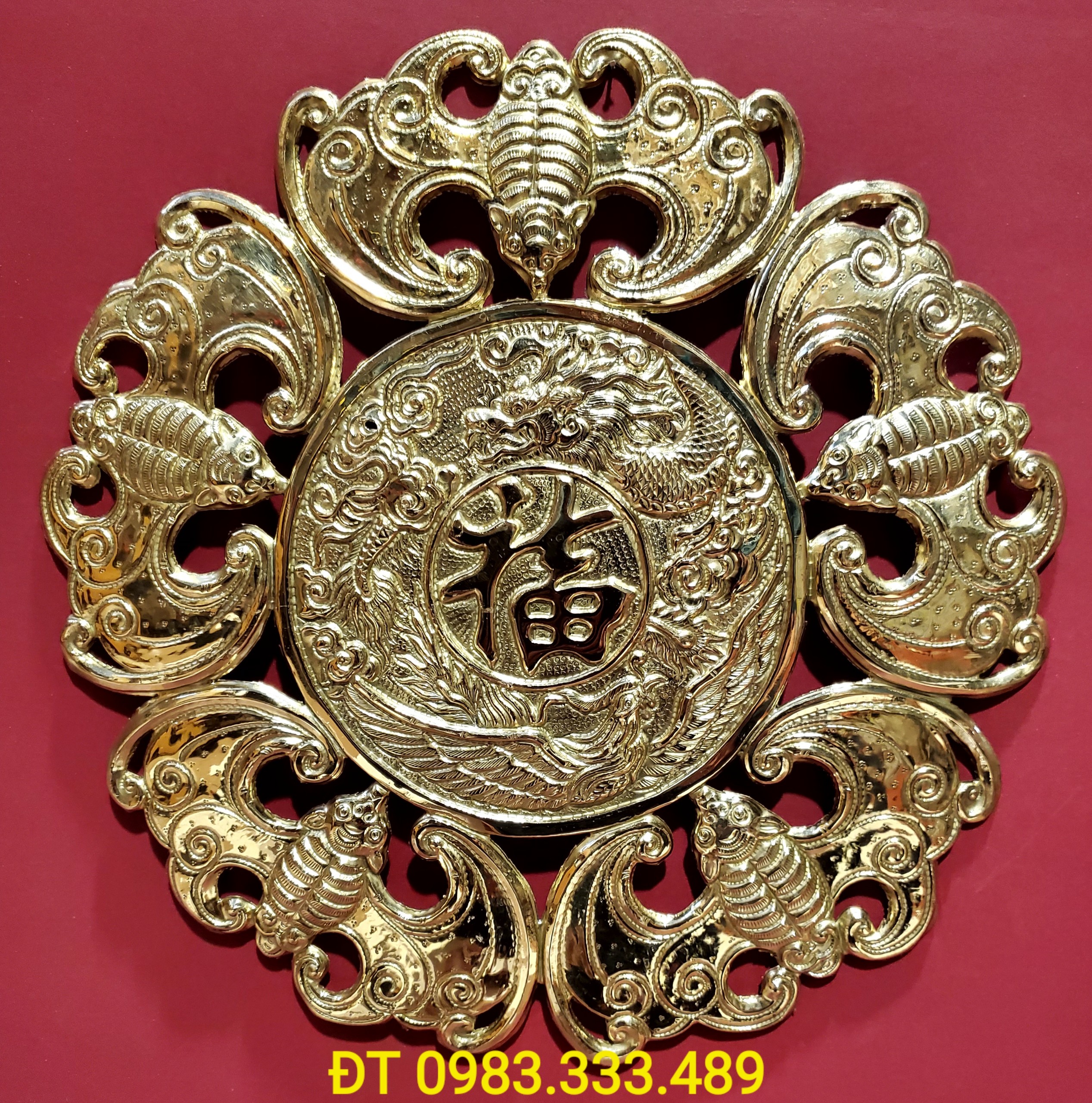 CHỮ PHÚC DƠI - NGŨ PHÚC LÂM MÔN -TREO PHONG THỦY