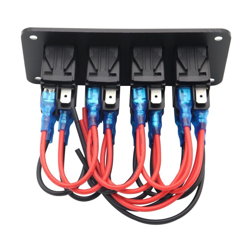 Rocker Switch Panel Durable Multipurpose for Automotive Caravan Bus