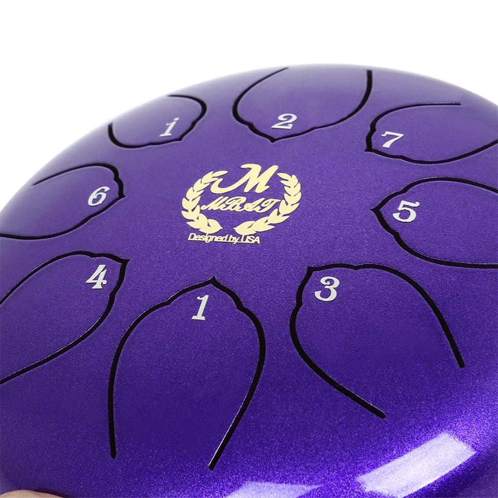 6inch Lotus Steel Tongue Drum Best Sound W/ Mallets