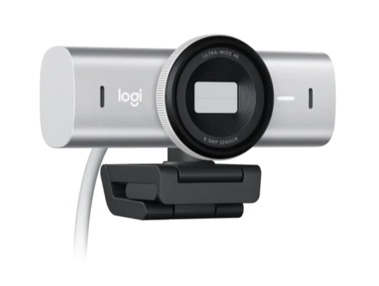 Webcam Logitech MX BRIO 4K ULTRA HD Đen/Xám - Hàng Chính Hãng