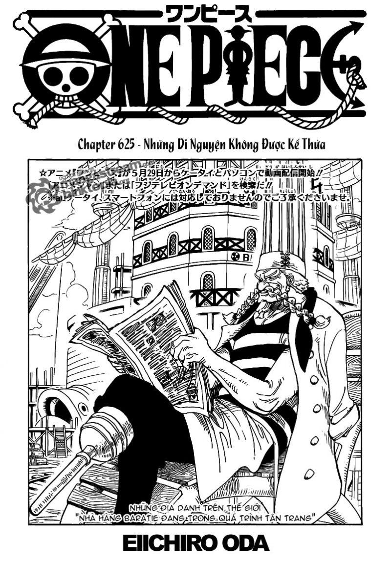 đảo hải tặc - one piece chapter 625 1