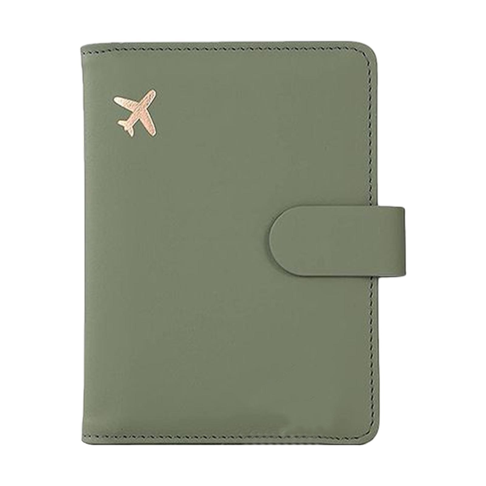 Cover ID Card Holder Document Pouch Card Holder for Green
