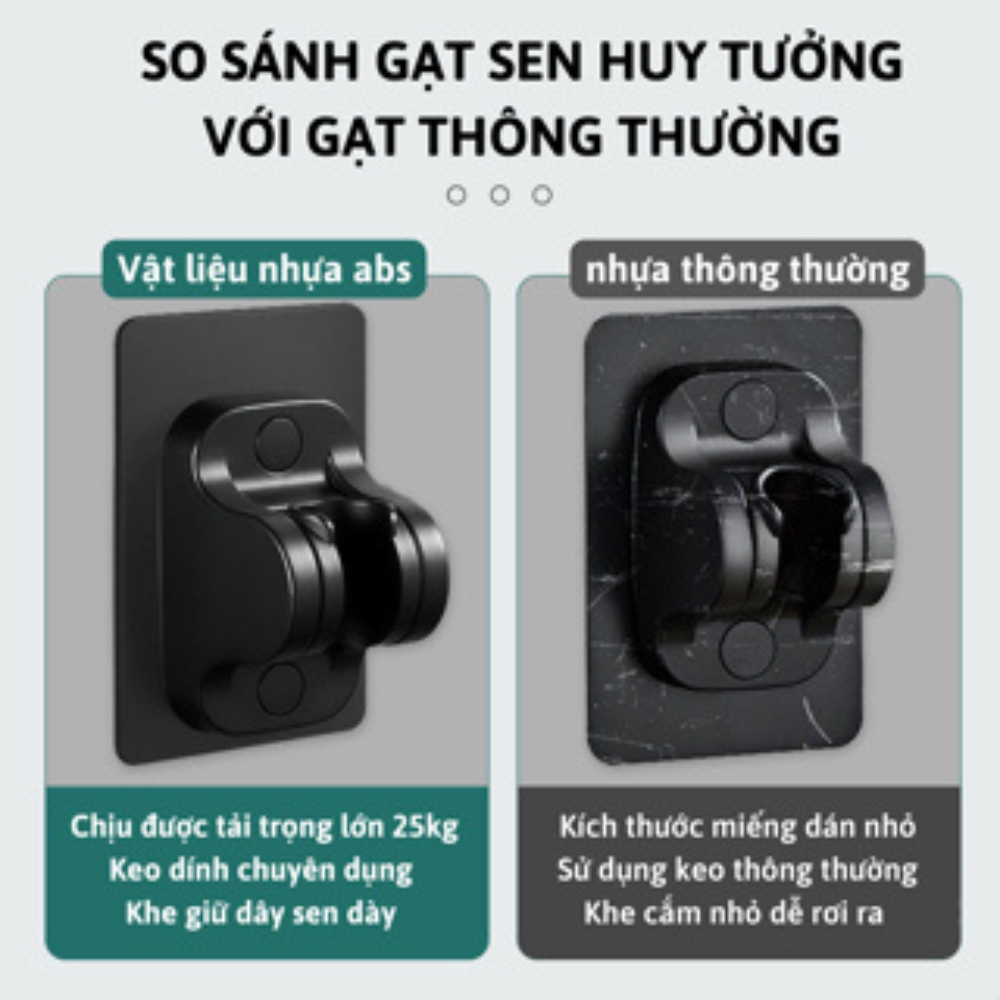 Gác treo vòi sen dán tường điều chỉnh được góc độ, Giá đỡ tay sen chịu lực siêu chắc chắn