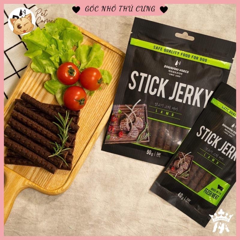 Thịt que mềm Bowwow Stick Jerky cho chó - Bánh thưởng cao cấp cho thú cưng