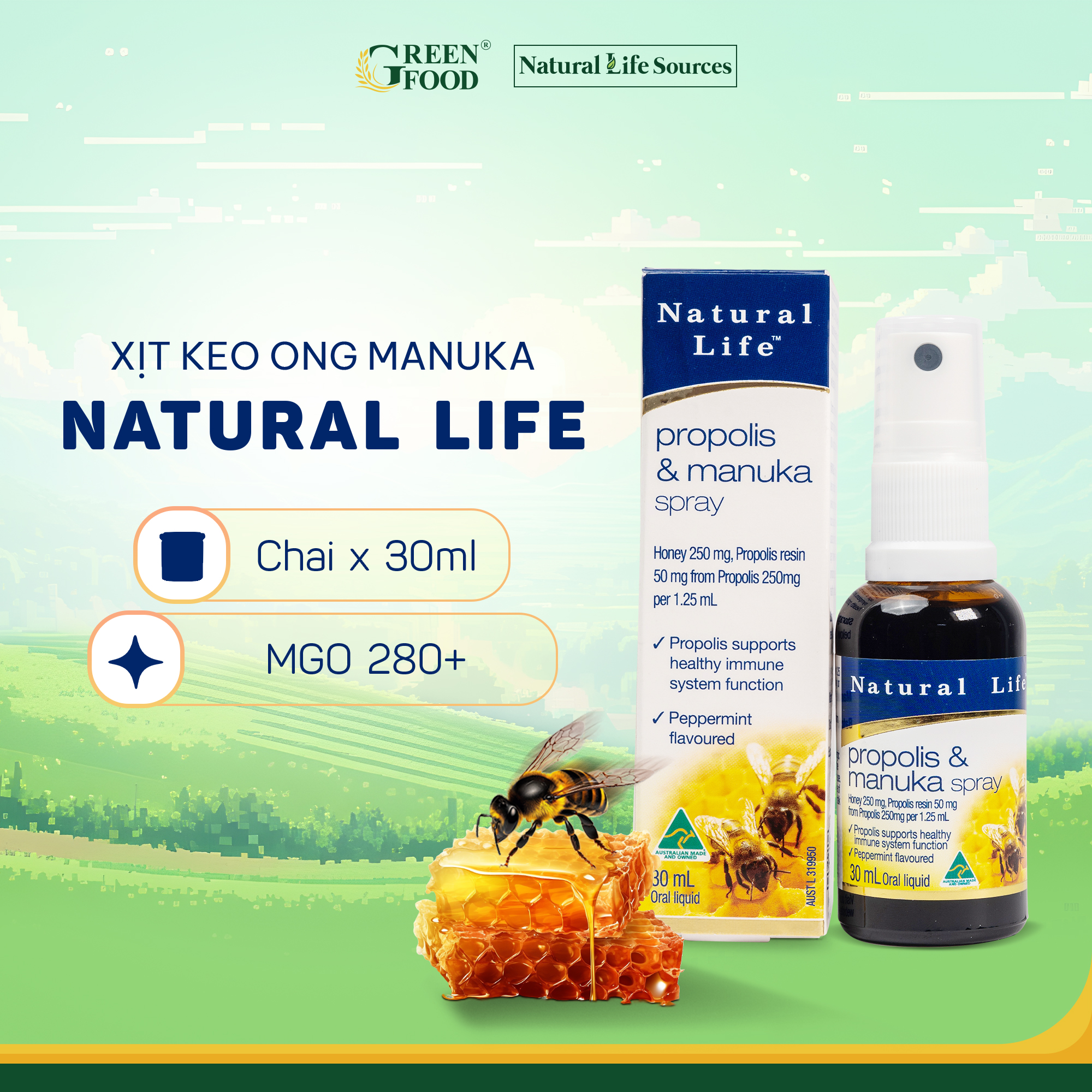 Keo Ong Manuka - Natural Life - 1112024