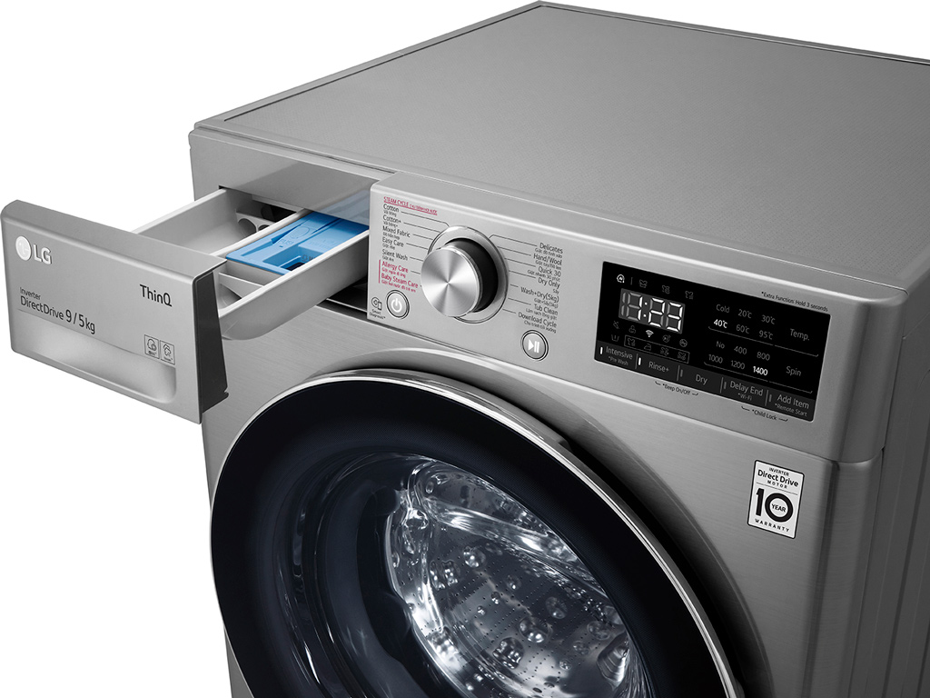 Máy giặt sấy LG Inverter 9 kg FV1409G4V - Hàng chính hãng