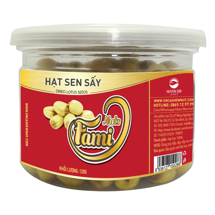 Hạt Sen Sấy Fami (120g)